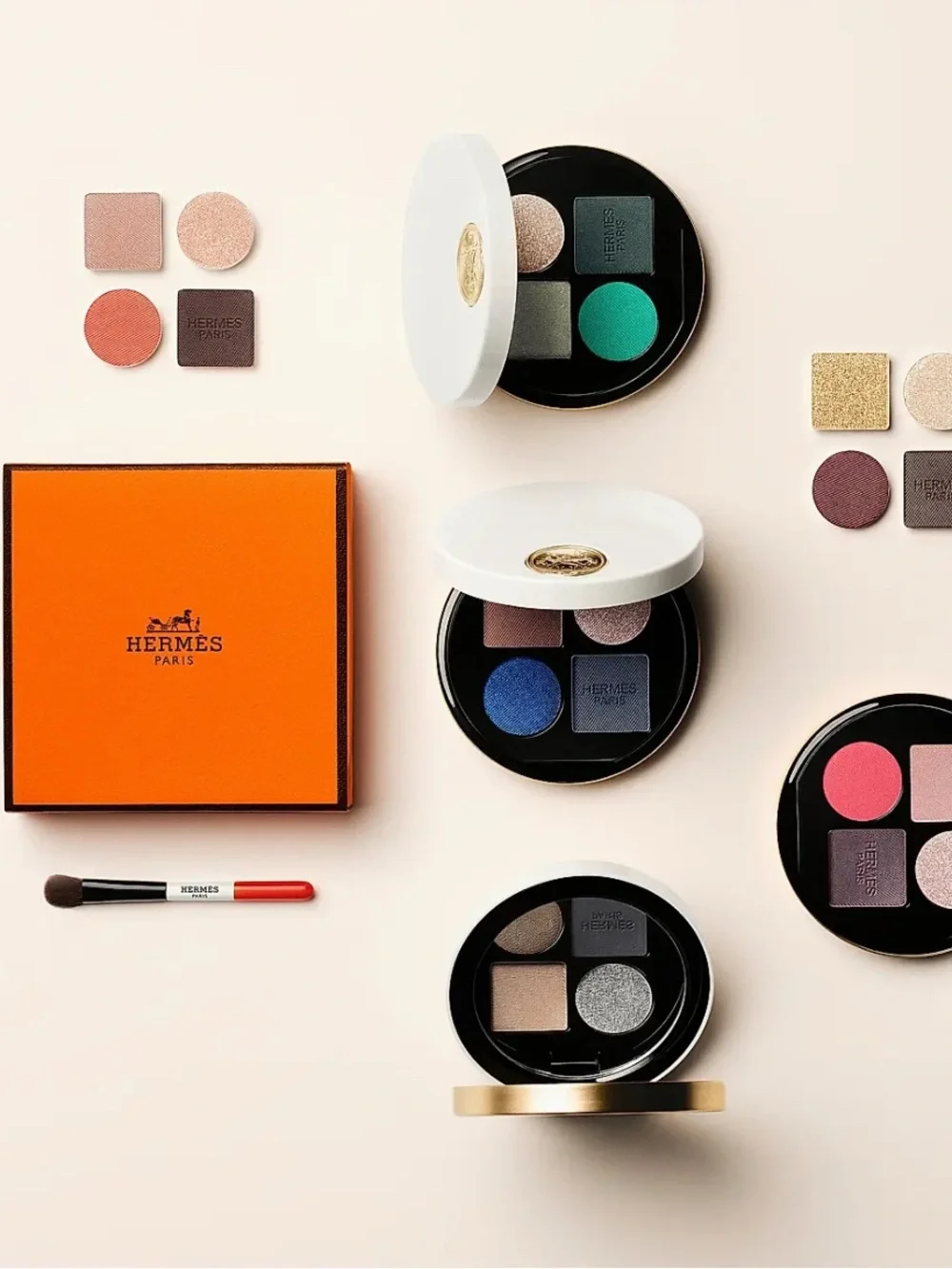 H E R M E S Eye shadow quartet refill, Ombres Marines- EXCLUSIVE